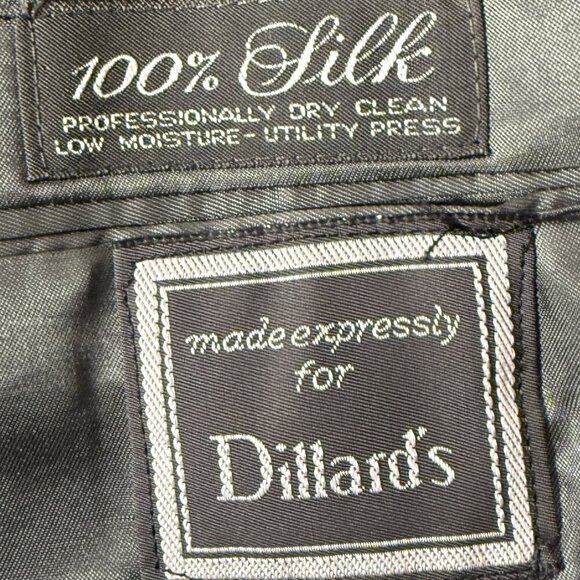 Christian Dior Monsieur Blazer Jacket Men's 100% Silk, Fully Lined Gray/Black - Picture 7 of 10